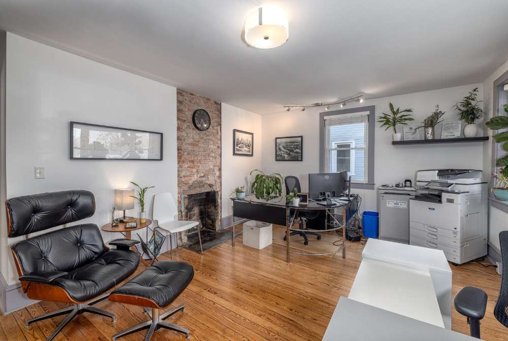 gold office space right rear front flex office leased